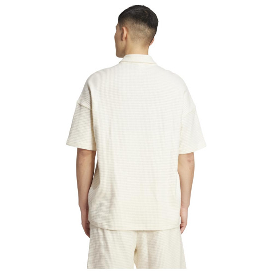 Adidas Ανδρική κοντομάνικη μπλούζα All SZN Waffle Knit Half-Zip Polo Adidas Ανδρική κοντομάνικη μπλούζα All SZN Waffle Knit Half-Zip Polo